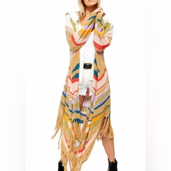 FREE PEOPLE BEACH PARTY CARDIGAN SMALL - Picture 9 of 13